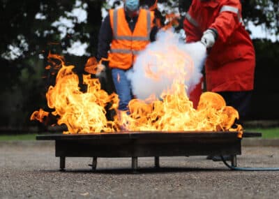 Fire safety training